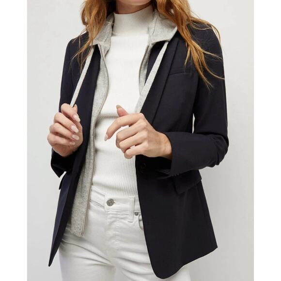 Woman’s Veronica Beard Classic Dickey Jacket Navy Size 4 - Picture 2 of 12